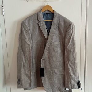 NWT Men's Gray Linen Blazer